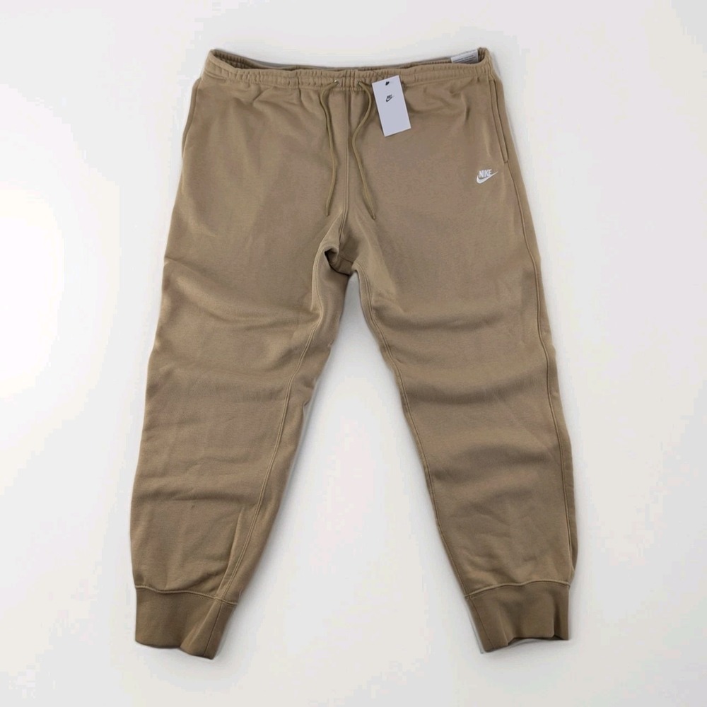 Nike Sportswear Tech Fleece Mens 2XL Jogger Pants Tan Taper Leg Standard Fit New